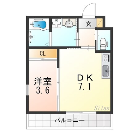 ｓｔ．Ｒｅｓｉｄｅｎｃｅ深草の物件間取画像